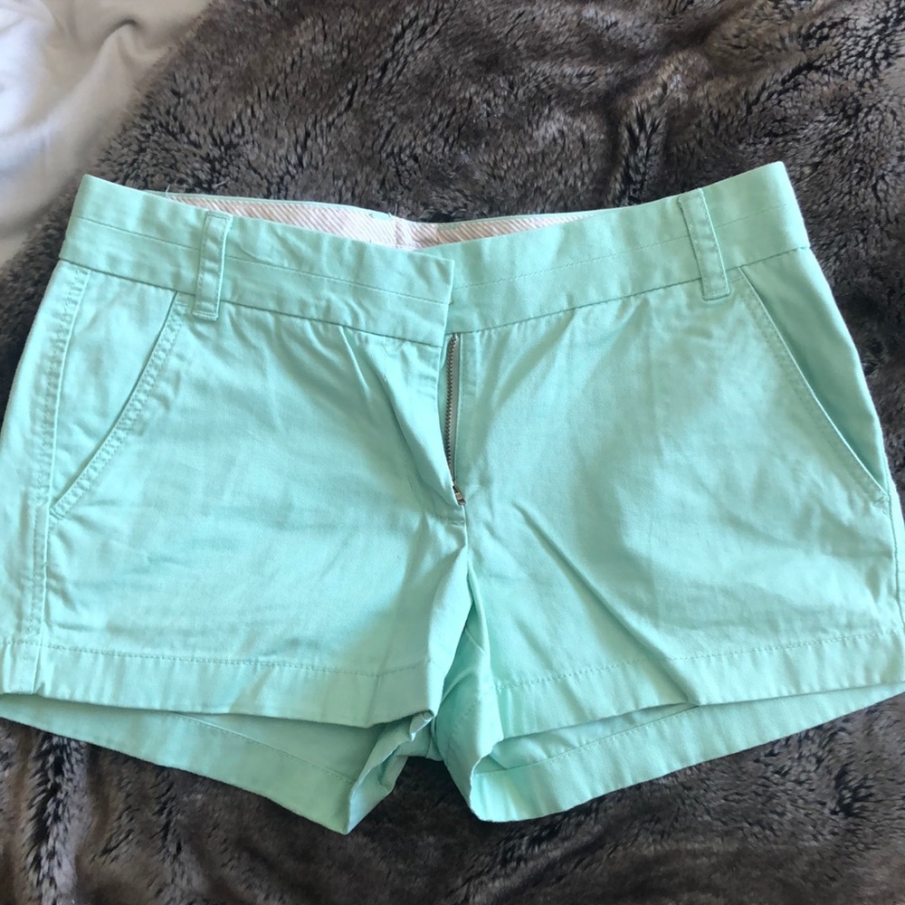 J.Crew Chino Sea Green Shorts